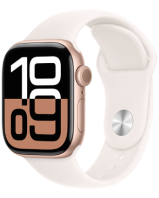 Watch 10 LTE | Aluminium | 42 mm Rosegold Frontansicht 1