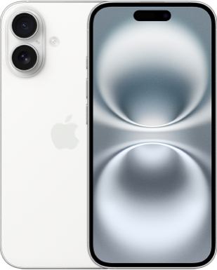 iPhone 16 Weiss Frontansicht 1