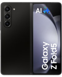 Galaxy Z Fold5 Phantom Black Frontansicht 1