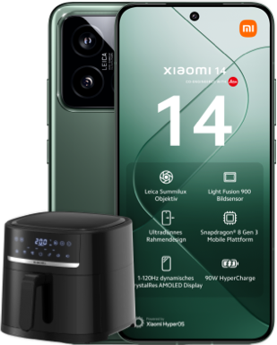 14 mit Air Fryer Pro Jade Green Frontansicht 1