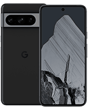 Pixel 8 Pro Obsidian Frontansicht 1